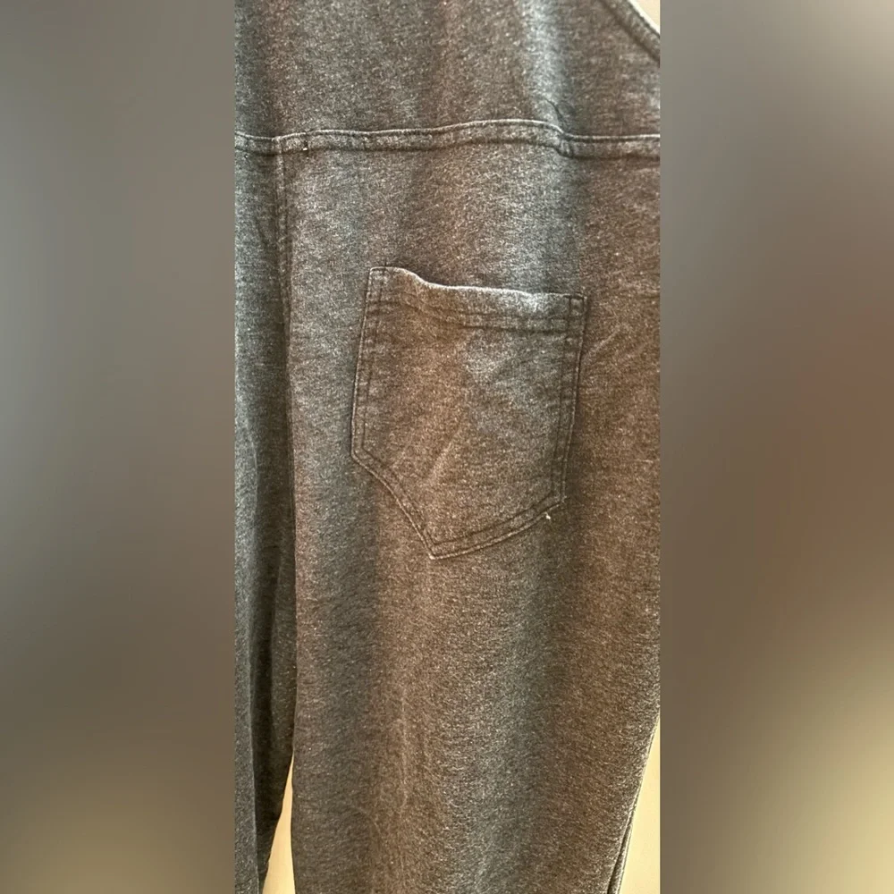 Z Supply Gray Overall Jumpsuit; Womens Juniors L 11/13. EUC. - Picture 6 of 8